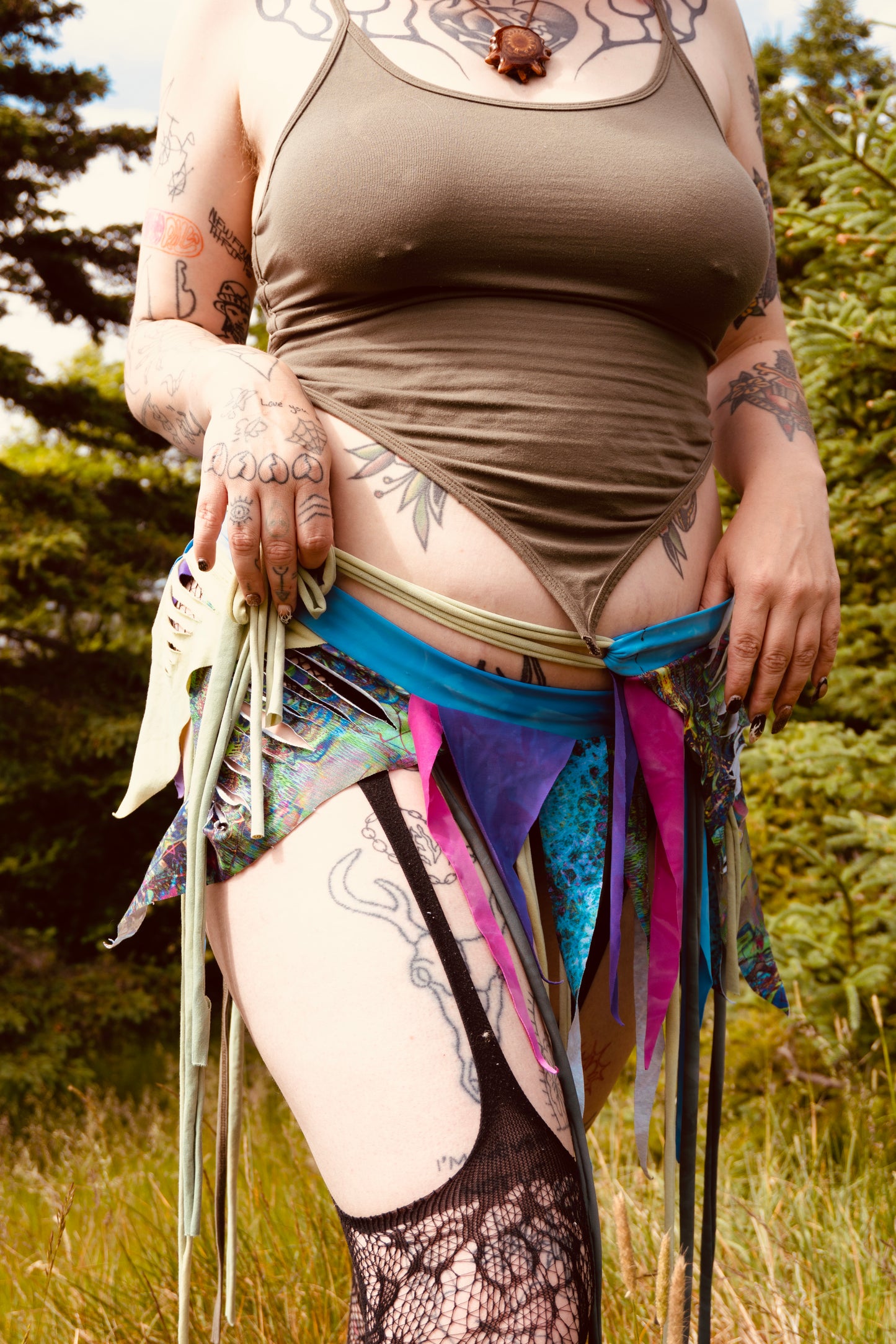 Wrap Around Fairy Skirt - Pulse Wave/Fortuna