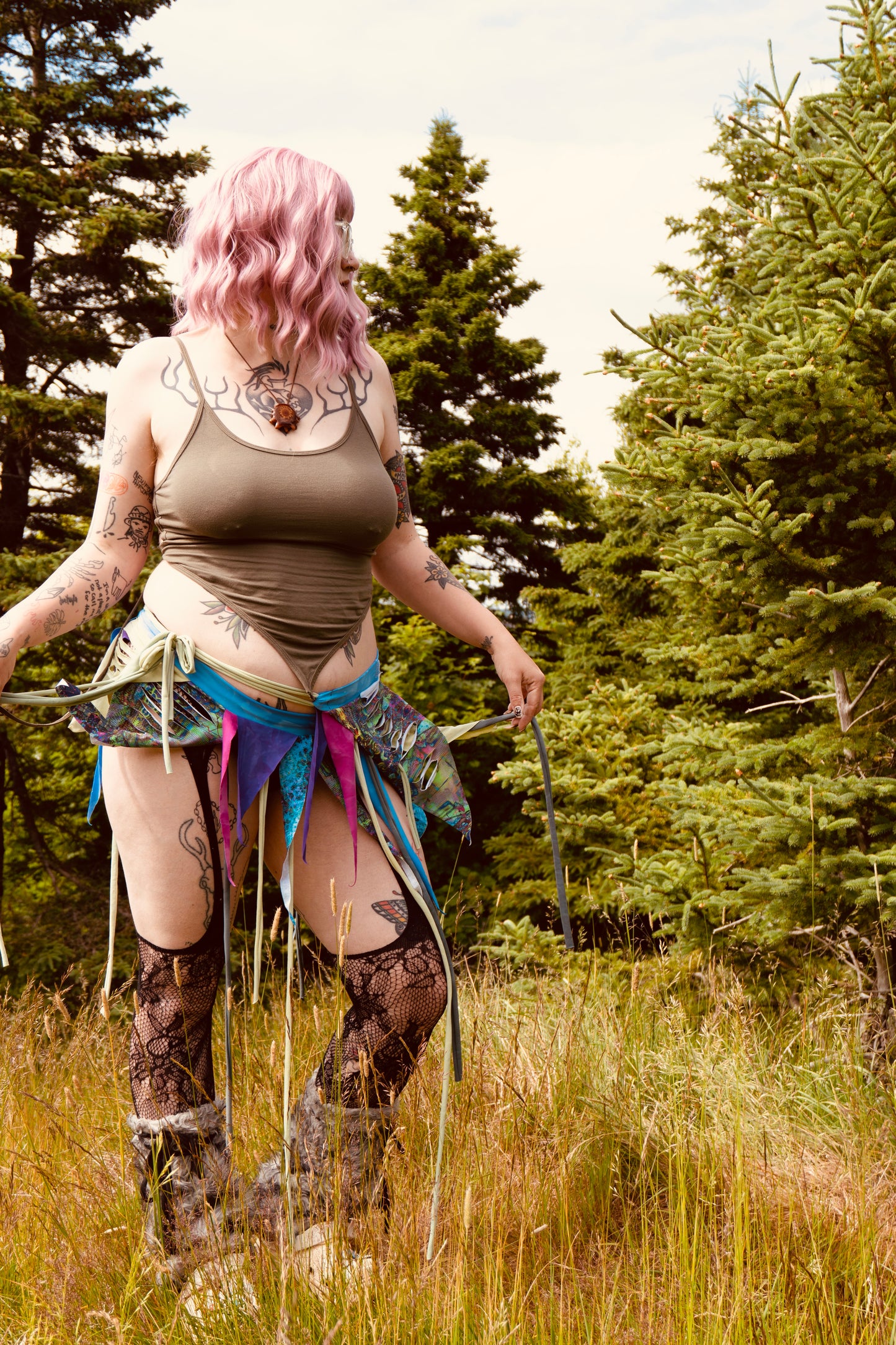 Wrap Around Fairy Skirt - Pulse Wave/Fortuna
