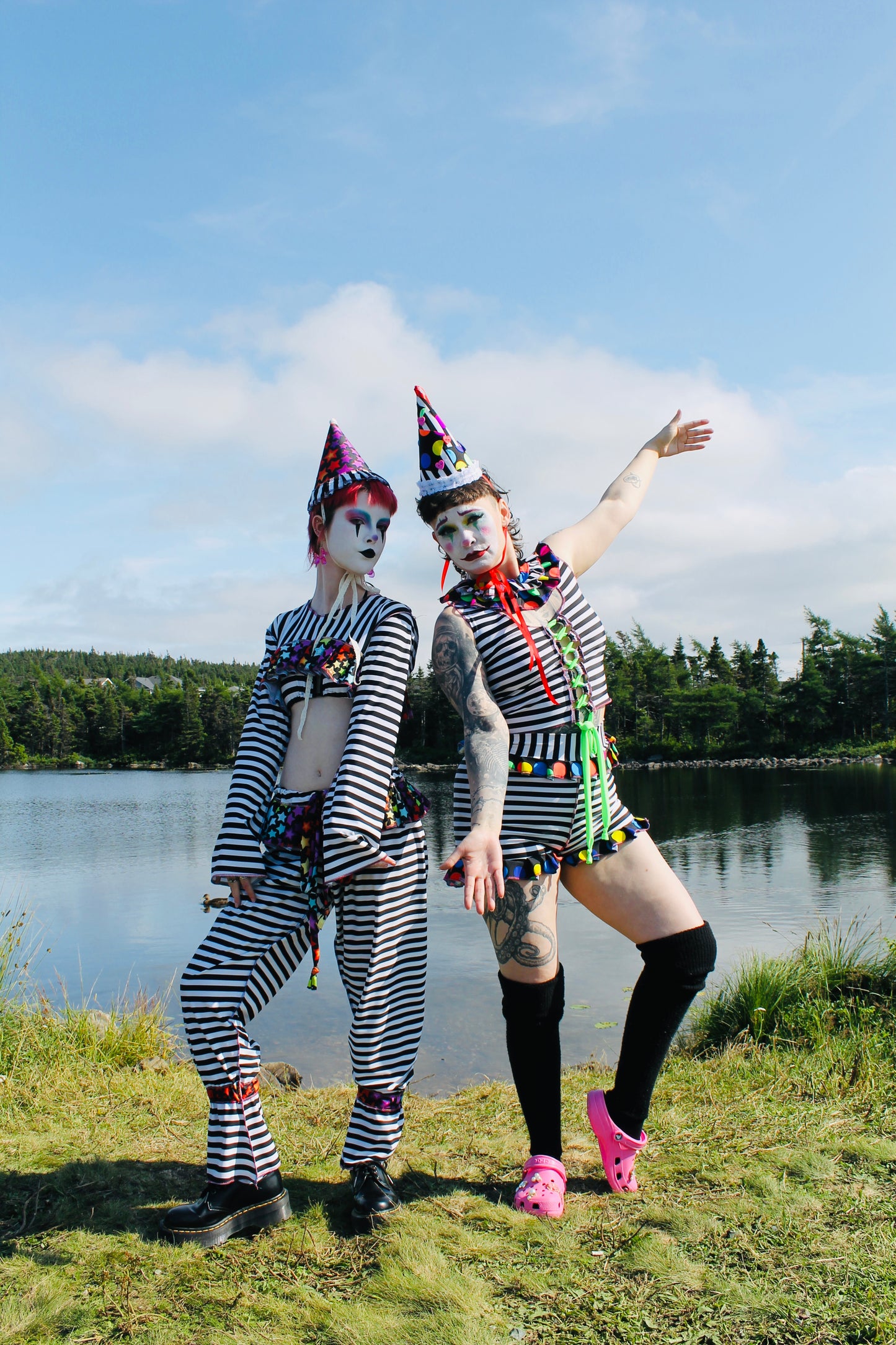 Pinstripe Clown Set