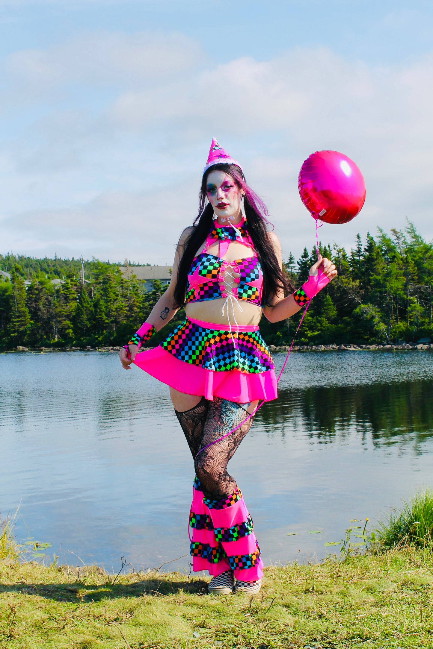 Pixel Pink Clown Set