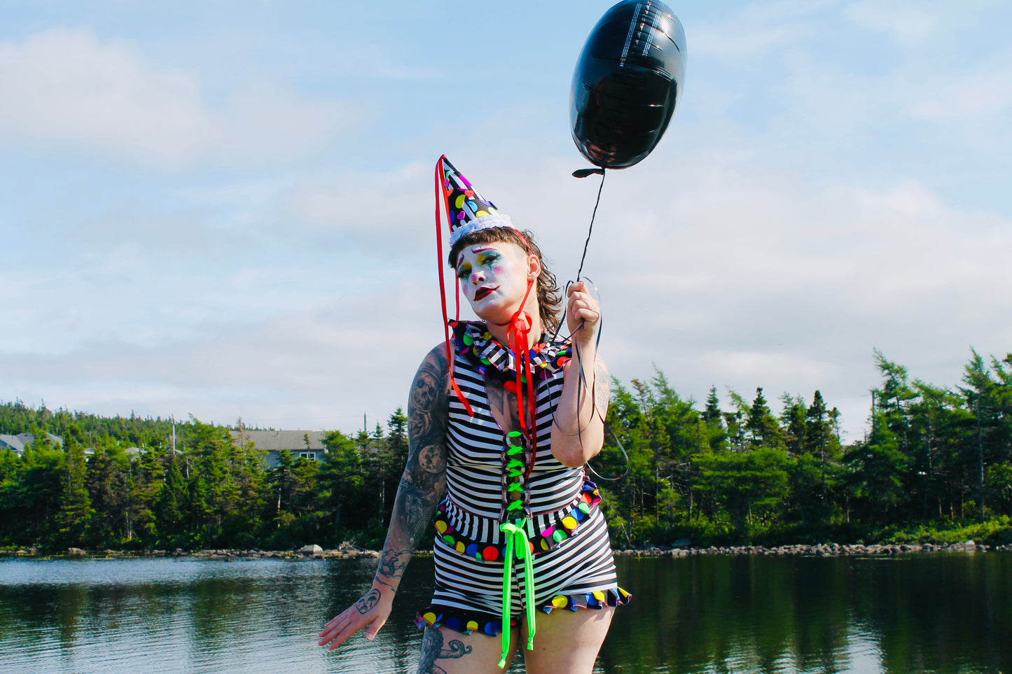 Pinstripe Clown Set
