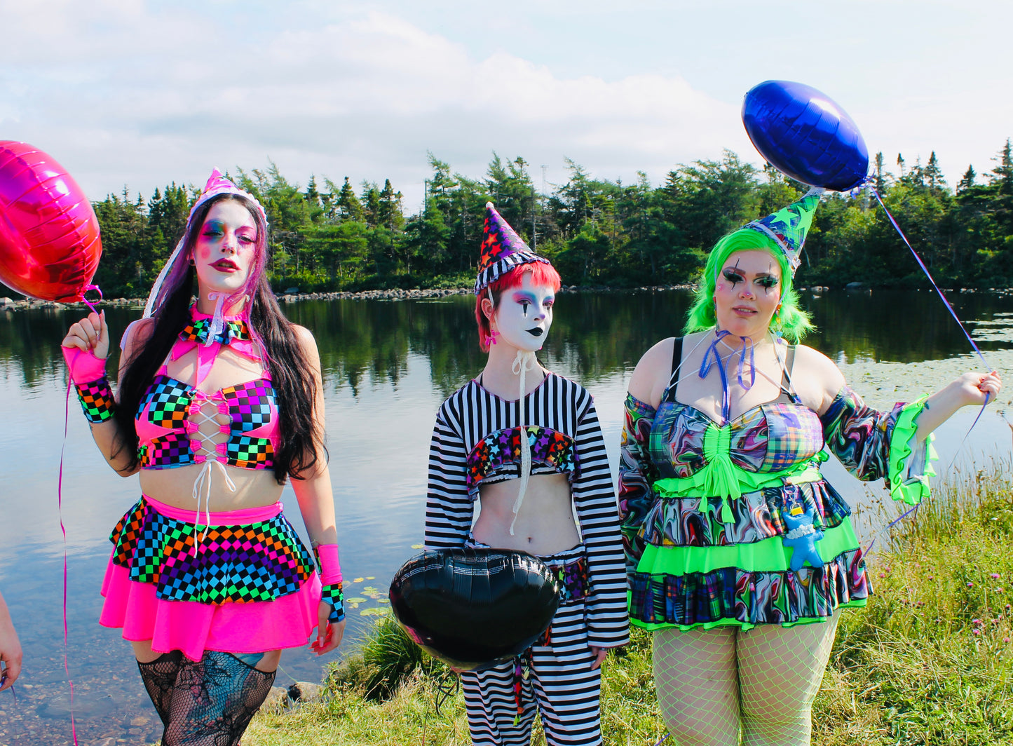 Pixel Pink Clown Set