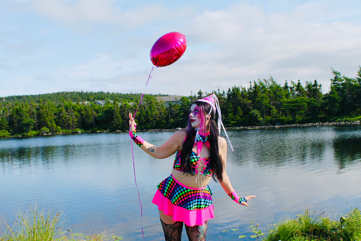 Pixel Pink Clown Set