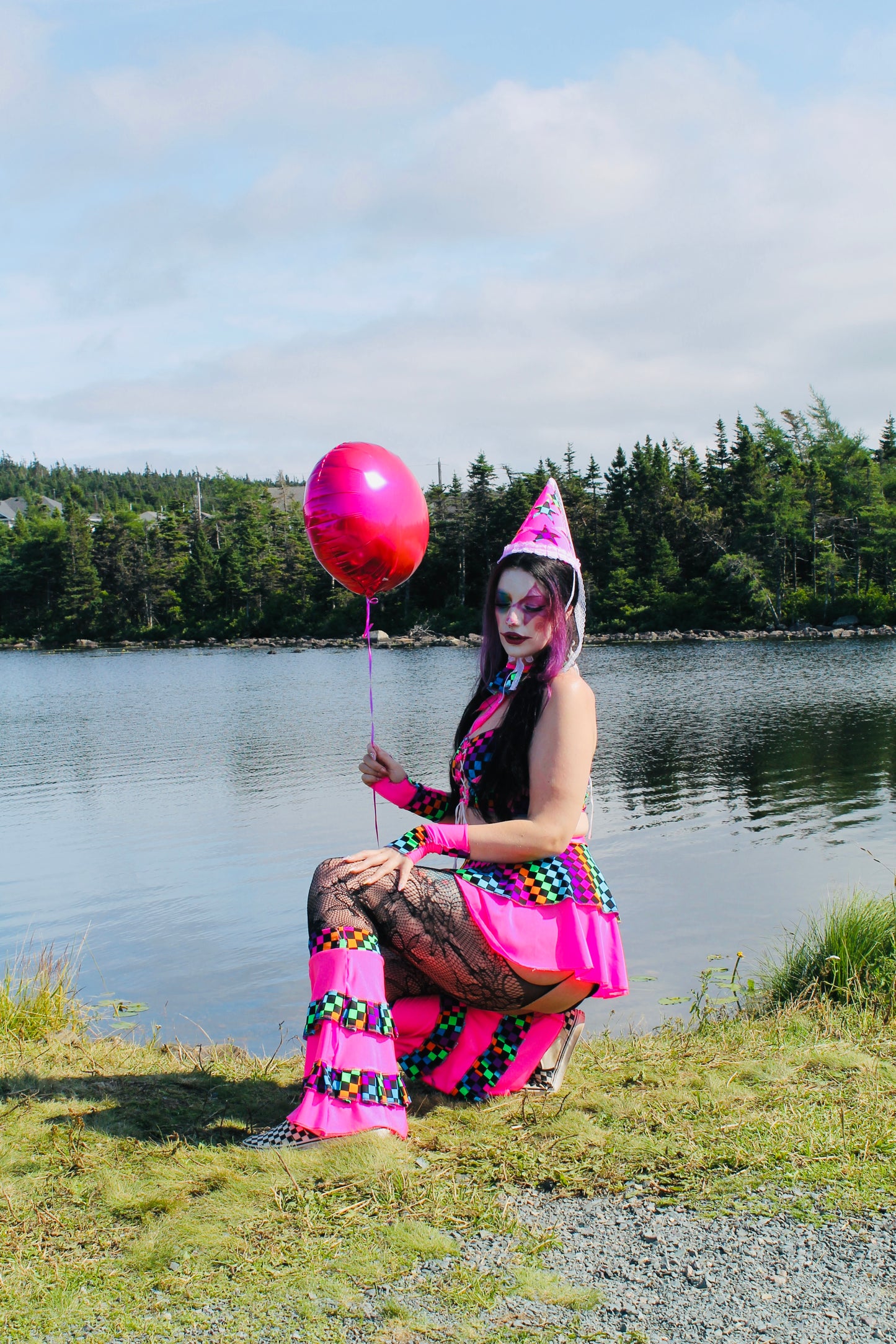 Pixel Pink Clown Set